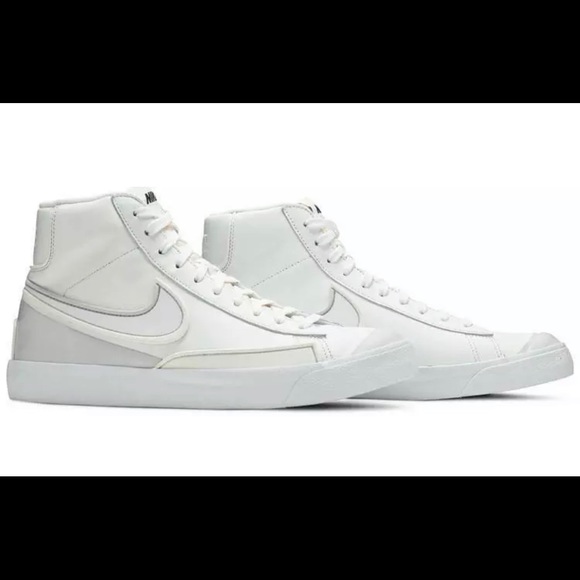 Nike Blazer Mid 77 Infinite White Shoes DC1746 101 - Picture 2 of 7